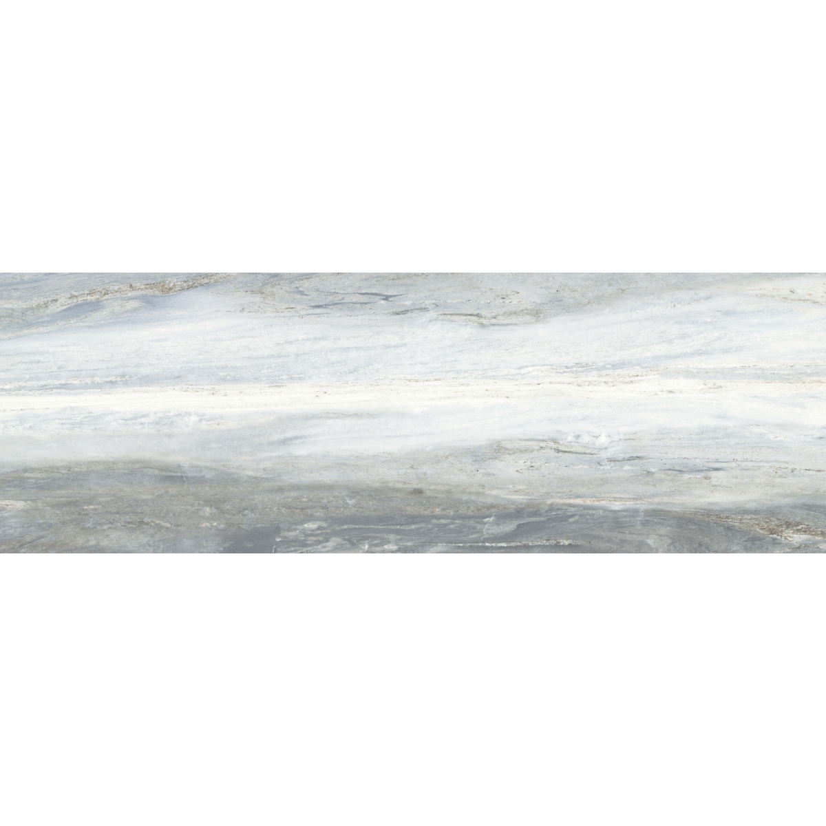 Kudos Rectified Glossy ceramic tile in Indigo and Perla colors, 16x47 size, glossy finish, ceramic material