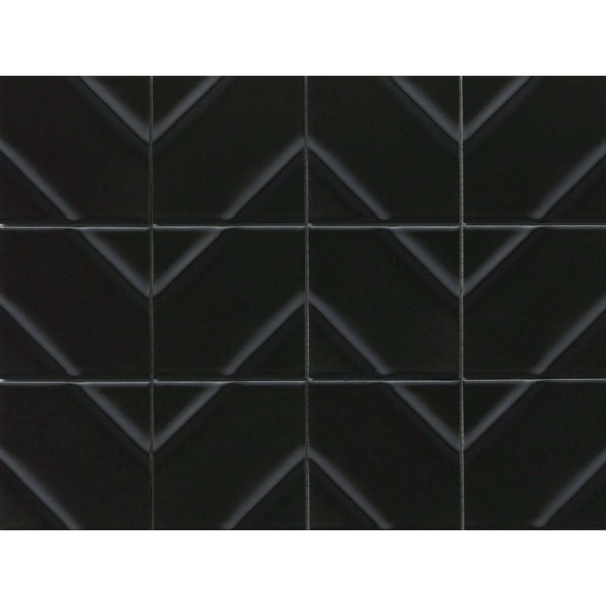 KUMITO - 3.9X3.9/12X16, BLACK, MATTE | Emser Tile