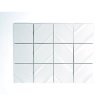 KUMITO - 3.9X3.9/12X16, WHITE, MATTE