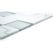 L'AMOUR - 3X3/12X12, WHITE, POLISHED