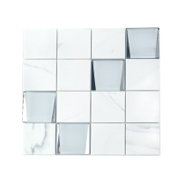 L'AMOUR - 3X3/12X12, WHITE, POLISHED