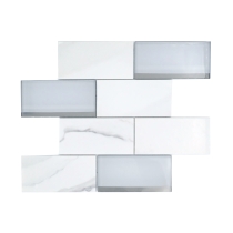 L'AMOUR - 3X6/12X12, WHITE, POLISHED