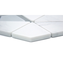 L'AMOUR - 2X3/9X11, WHITE, POLISHED