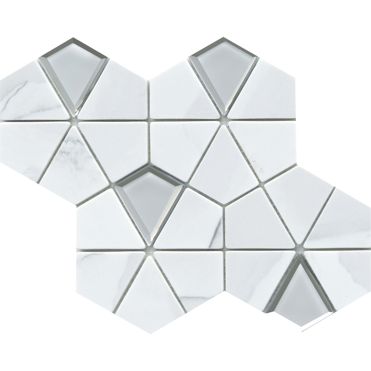 Lamour Cut Polished Kaleidoscope Mosaic