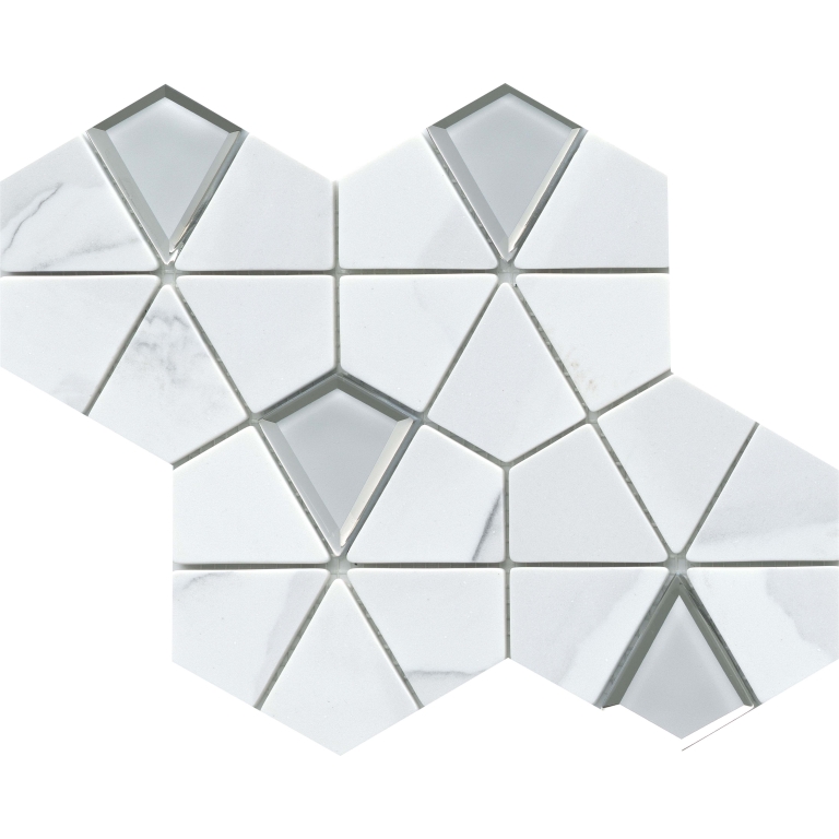 L'AMOUR - 2X3/9X11, WHITE, POLISHED