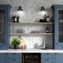 L'AMOUR - 2X3/10X11, WHITE, POLISHED