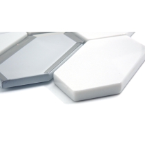 L'AMOUR - 2X5/12X12, WHITE, POLISHED