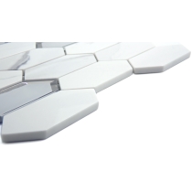 L'AMOUR - 2X5/12X12, WHITE, POLISHED