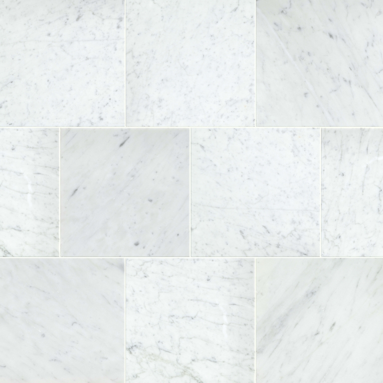 Marble - 12X12 Bianco Gioia, Nantes, Honed