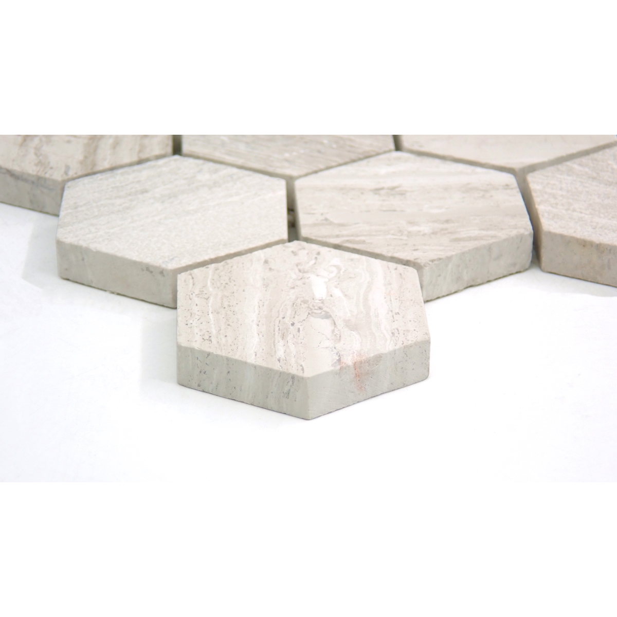 Metro 2inch Hexagon Mix Mosaic