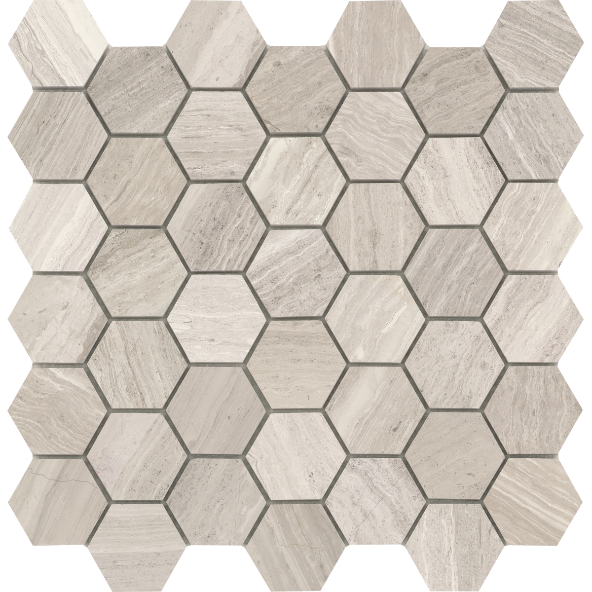 Metro Honed Hexagon Large Pattern Mosaic
