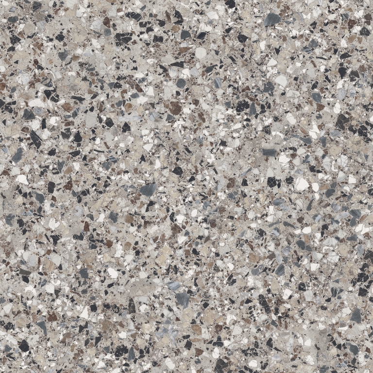 Milzetti - 47X47 Pebble, Silver, Brushed