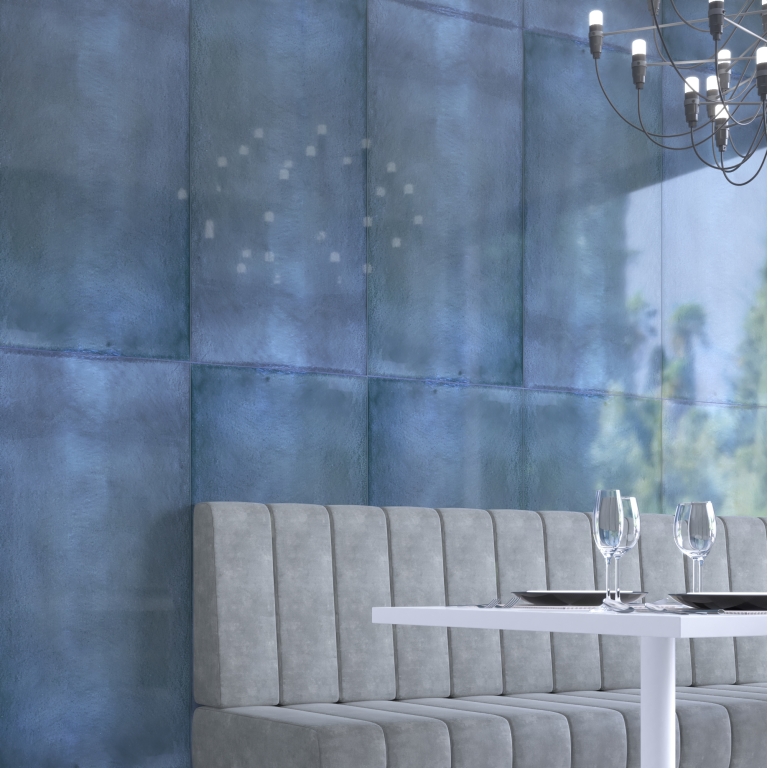 MIMICA - 18X35, NAVY MIRROR, GLOSSY