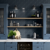 MIZU - 3.86X3.86/8X16, BLUE, GLOSSY