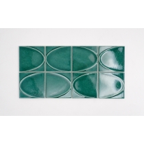 MIZU - 3.86X3.86/8X16, GREEN, GLOSSY