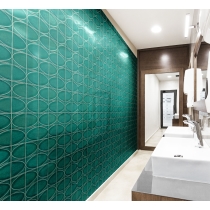 MIZU - 3.86X3.86/8X16, GREEN, GLOSSY