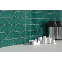 MIZU - 3.86X3.86/8X16, GREEN, GLOSSY