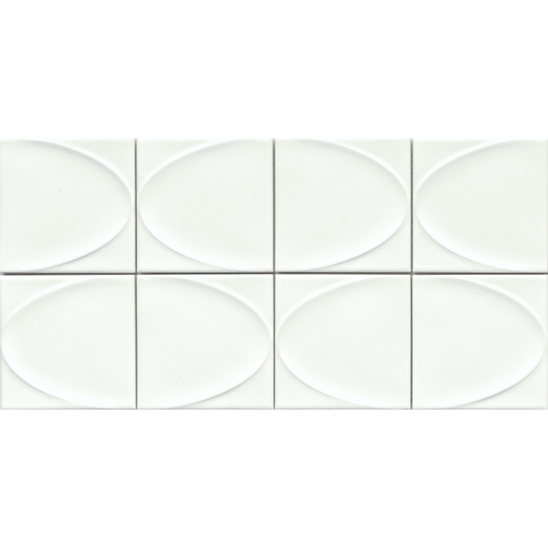 MIZU - 3.86X3.86/8X16, WHITE, GLOSSY