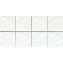 MIZU - 3.86X3.86/8X16, WHITE, GLOSSY