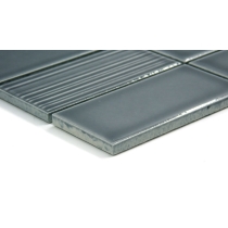 NAGARA - 1.8X3.75/11X11, GRAY, GLOSSY