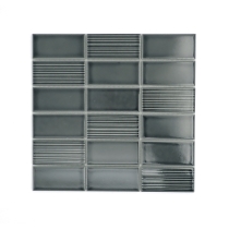 NAGARA - 1.8X3.75/11X11, GRAY, GLOSSY