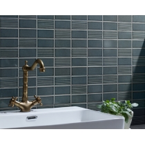 NAGARA - 1.8X3.75/11X11, NAVY, GLOSSY