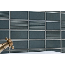 NAGARA - 1.8X3.75/11X11, NAVY, GLOSSY