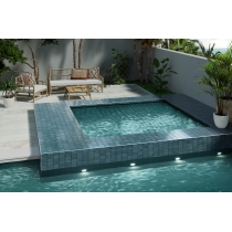 NAGARA - 1.8X3.75/11X11, NAVY, GLOSSY