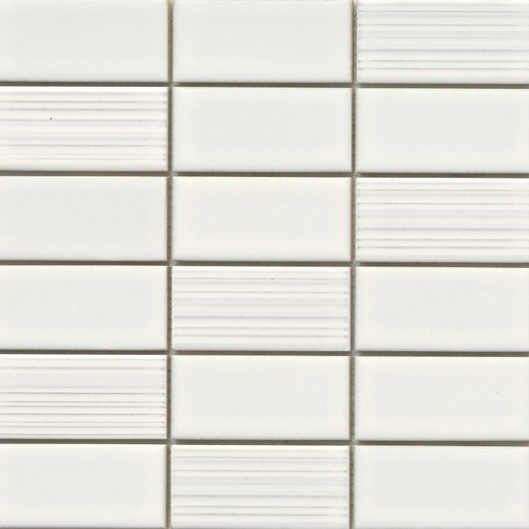 NAGARA - 1.8X3.75/11X11, WHITE, GLOSSY
