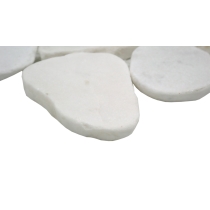 OPUSCAR - PEBB/12X12, WHITE GRAND, HONED