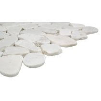 OPUSCAR - PEBB/12X12, WHITE GRAND, HONED