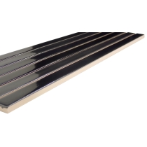 PARALLINE - 1X18/5X18, BLACK, GLOSSY