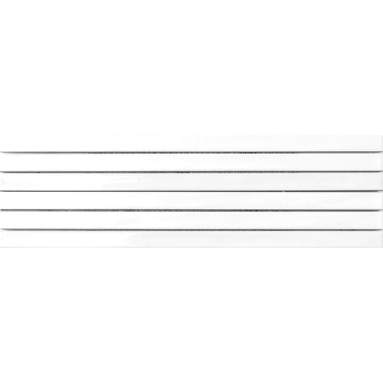 PARALLINE - 1X18/5X18, WHITE, GLOSSY