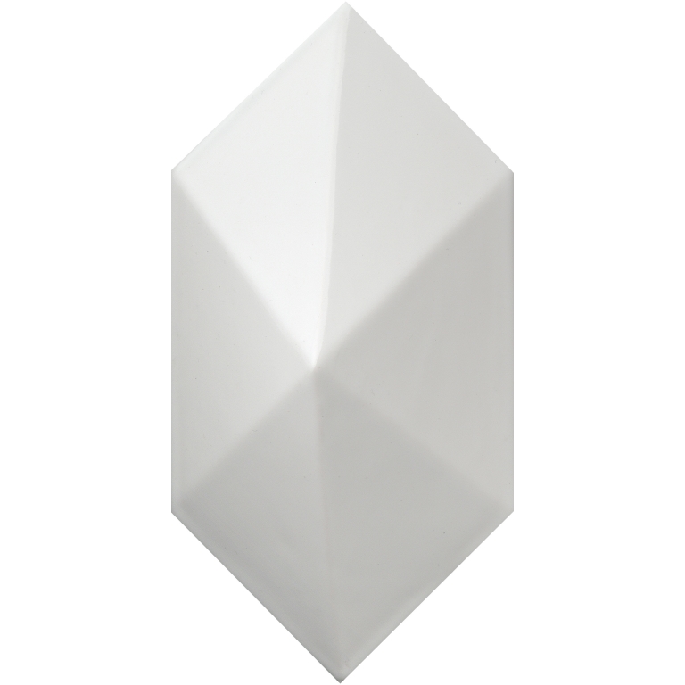 Plurify - 5X9 Diamond, White, Glossy