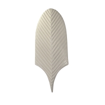 PLURIFY - 3X8 FEATHER, MILK, GLOSSY