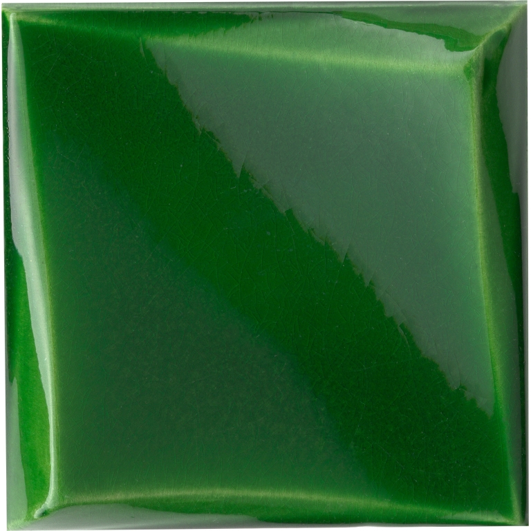 Plurify - 6X6 Wave, Green, Glossy