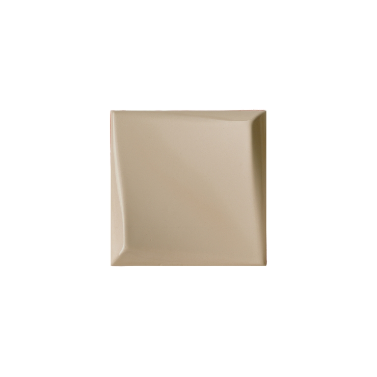 Plurify - 6X6 Wave, Ivory, Glossy