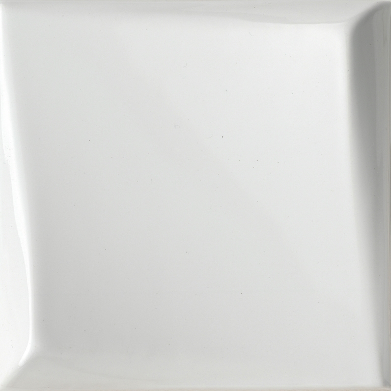 Plurify - 6X6 Wave, White, Glossy