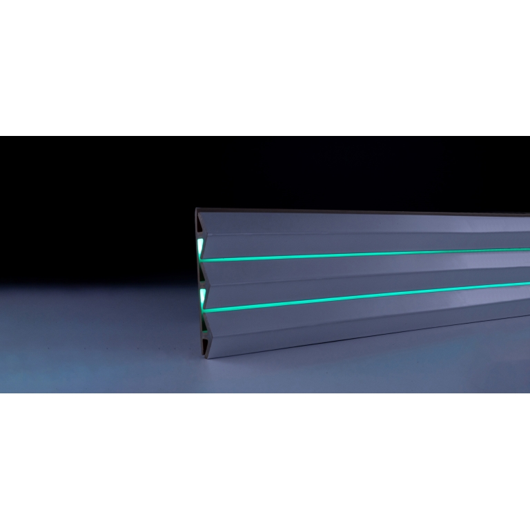 RADIANT - 6X16 PYRAMID, WHITE, MATTE