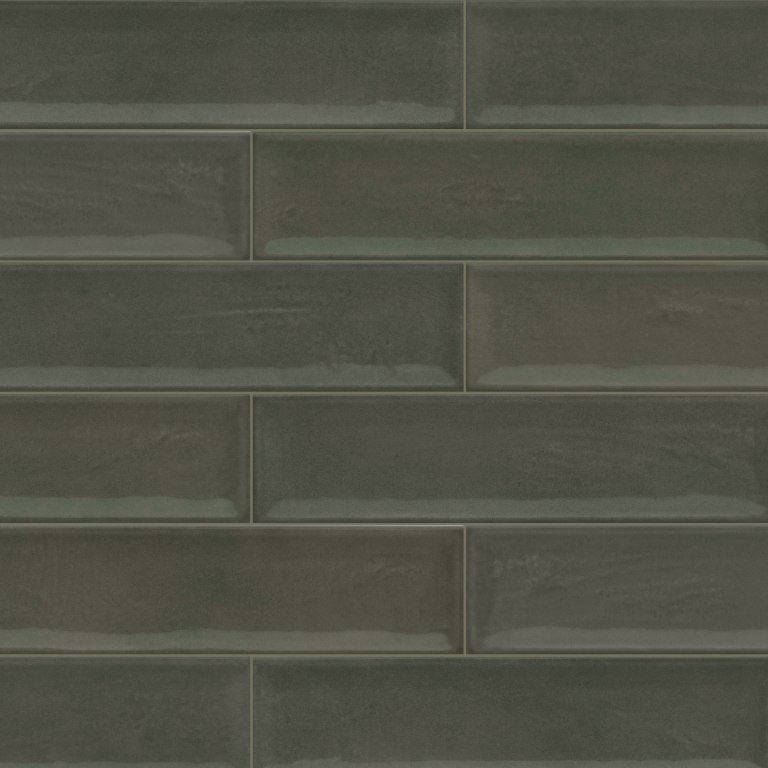 RAKU - 3X12, OLIVE, GLOSSY | Emser Tile