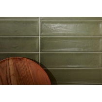 RAKU - 3X12, OLIVE, MATTE | Emser Tile