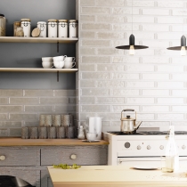 RAKU - 3X12, SILVER, GLOSSY