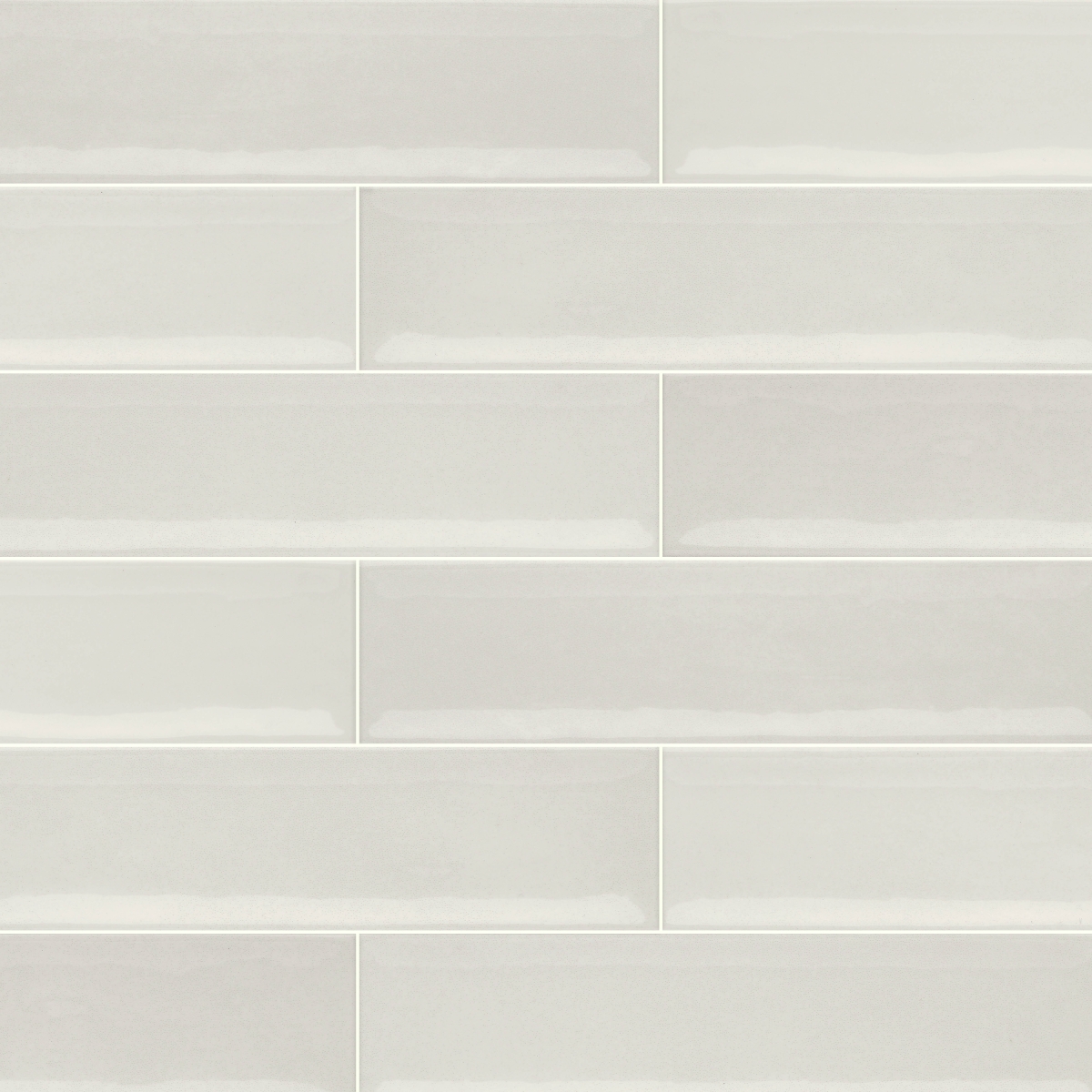RAKUDO RAKU - 3X12, WHITE, GLOSSY | Emser Tile