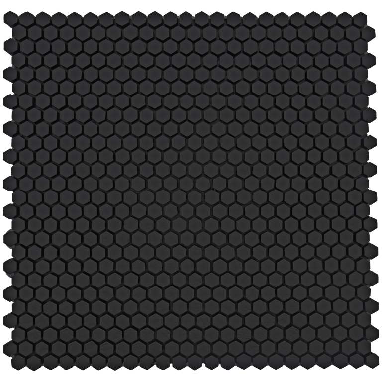 Revify - 0.4X0.5/11X11 Hexagon, Nero, Matte