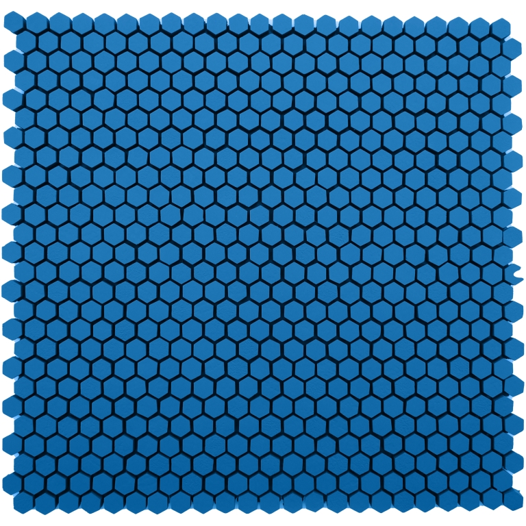 Revify - 0.4X0.5/11X11 Hexagon, Marine, Matte