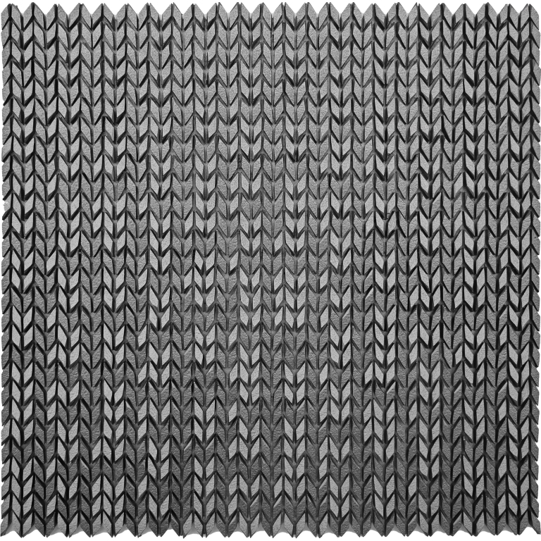 Revify - 0.1X0.6/12X12 Weave, Silver, Matte