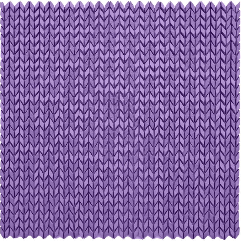 Revify - 0.1X0.6/12X12 Weave, Violet, Matte
