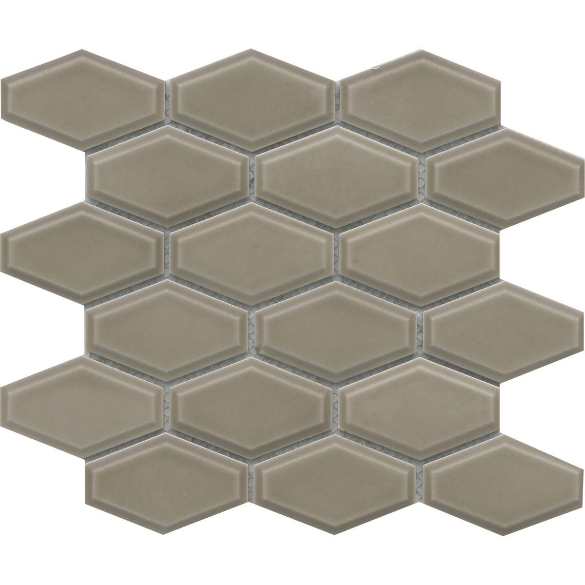 Reward Glossy Beveled Hex Wide Mosaic