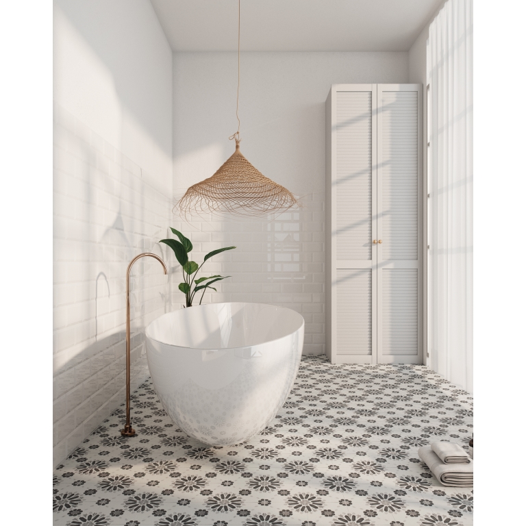 Riddler Tile RIDDLER - 6X6 GEM, NOIR, MATTE | E™ by Emser Tile