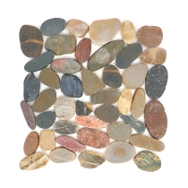 RIVERA PEBBLES - 12X12, NATURAL FLAT, HONED